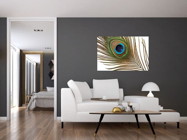 Slika paunovog perja (90x60 cm)