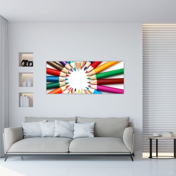 Slika olovaka u boji (120x50 cm)