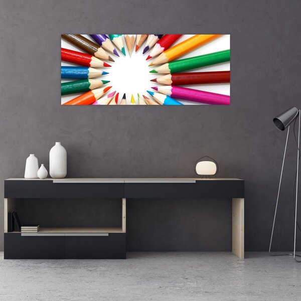 Slika olovaka u boji (120x50 cm)