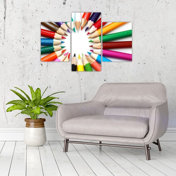 Slika olovaka u boji (90x60 cm)