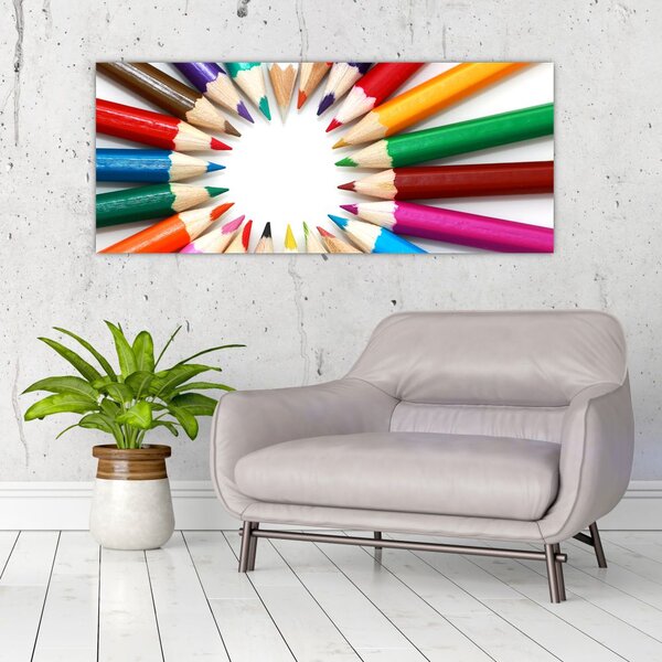 Slika olovaka u boji (120x50 cm)