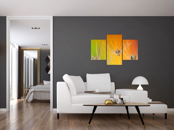 Slika kapljica na biljci (90x60 cm)
