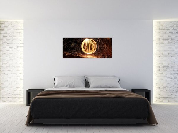 Slika svjetlosne kugle (120x50 cm)