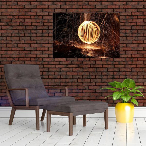 Slika svjetlosne kugle (90x60 cm)