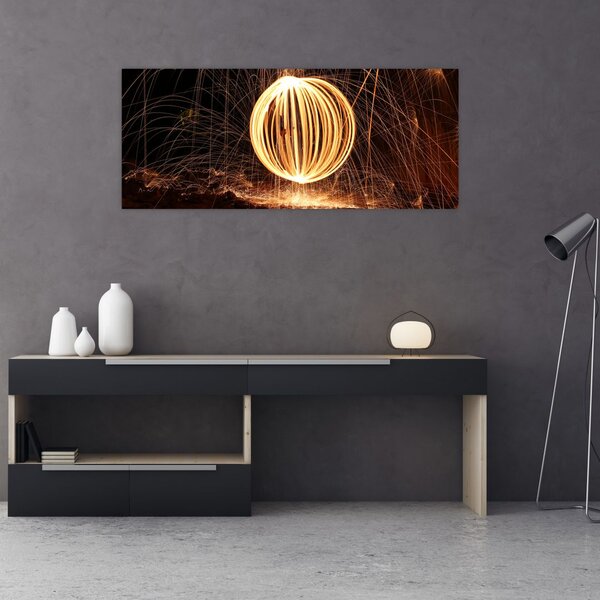 Slika svjetlosne kugle (120x50 cm)