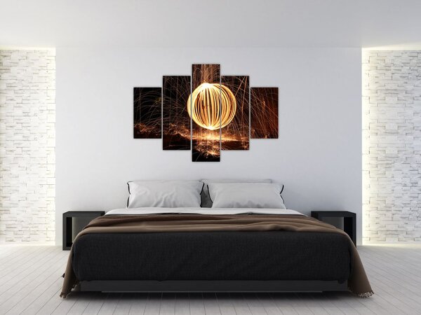 Slika svjetlosne kugle (150x105 cm)