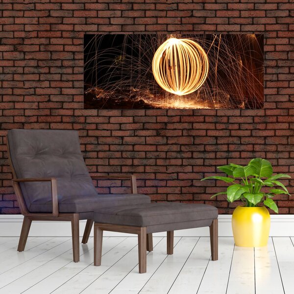 Slika svjetlosne kugle (120x50 cm)