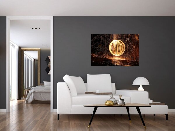 Slika svjetlosne kugle (90x60 cm)