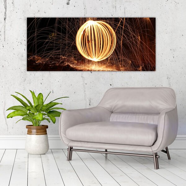 Slika svjetlosne kugle (120x50 cm)