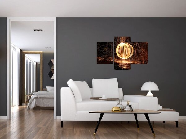 Slika svjetlosne kugle (90x60 cm)