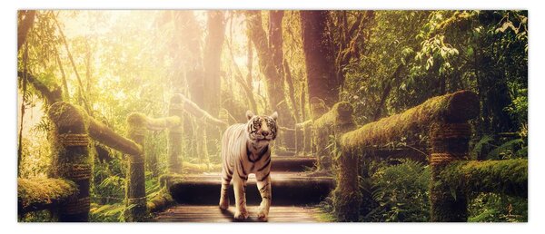Slika tigra u džungli (120x50 cm)