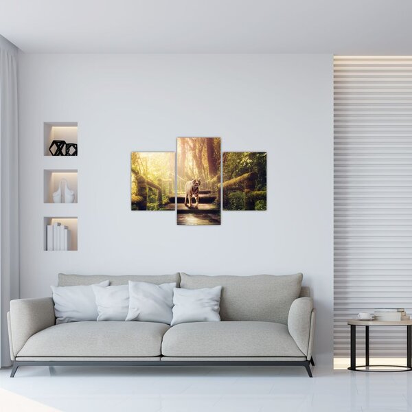Slika tigra u džungli (90x60 cm)
