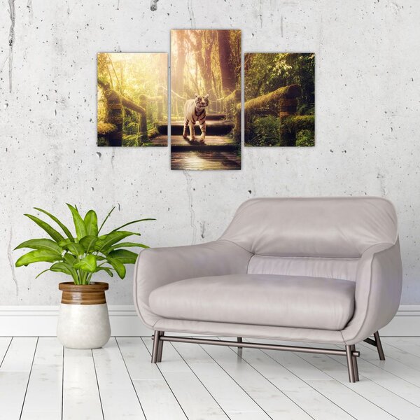 Slika tigra u džungli (90x60 cm)