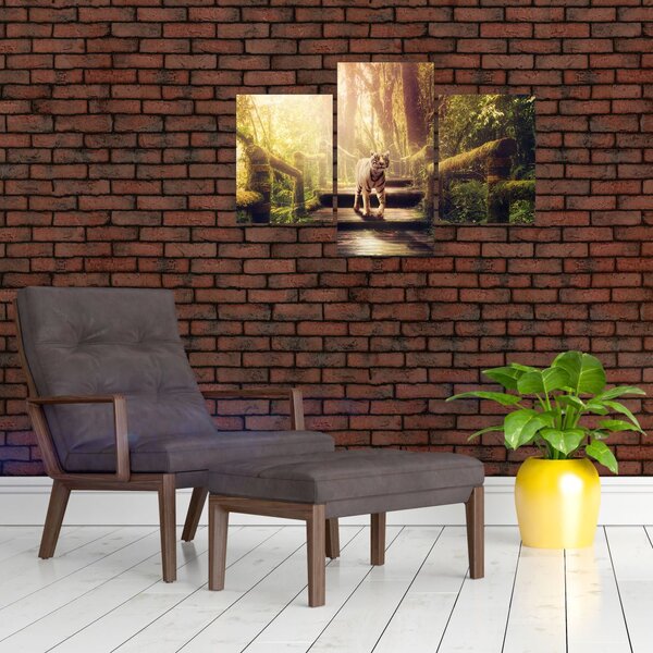 Slika tigra u džungli (90x60 cm)