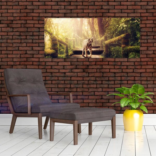 Slika tigra u džungli (120x50 cm)