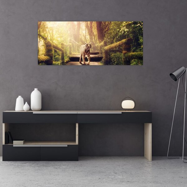 Slika tigra u džungli (120x50 cm)
