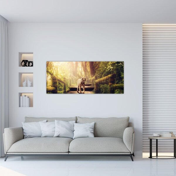 Slika tigra u džungli (120x50 cm)