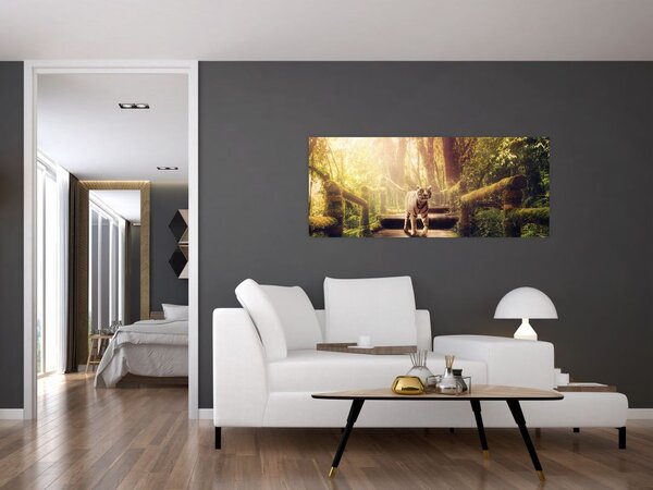 Slika tigra u džungli (120x50 cm)