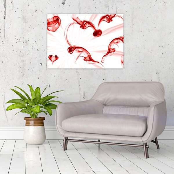 Slika srce od dima (70x50 cm)