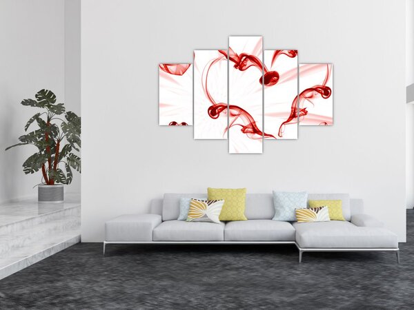 Slika srce od dima (150x105 cm)