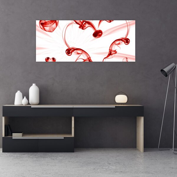 Slika srce od dima (120x50 cm)