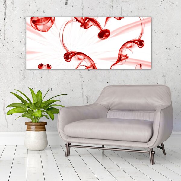 Slika srce od dima (120x50 cm)