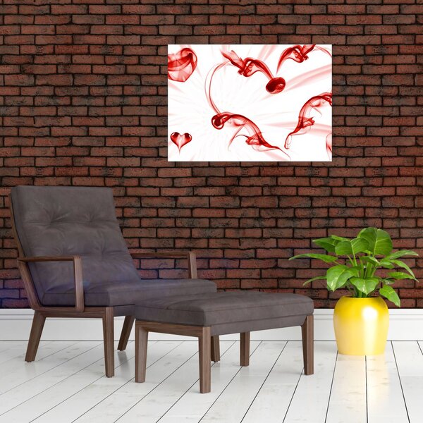Slika srce od dima (70x50 cm)