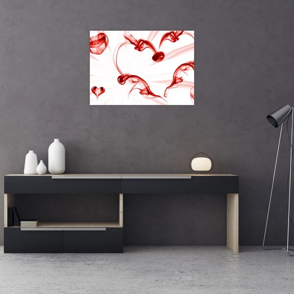 Slika srce od dima (70x50 cm)