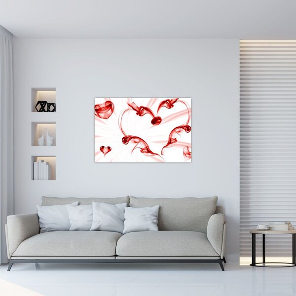 Slika srce od dima (90x60 cm)