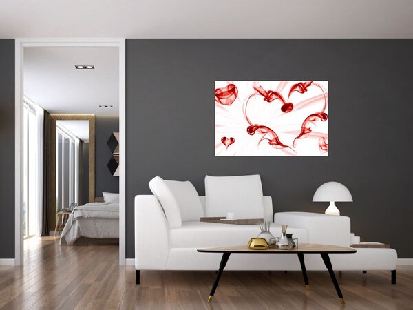 Slika srce od dima (90x60 cm)