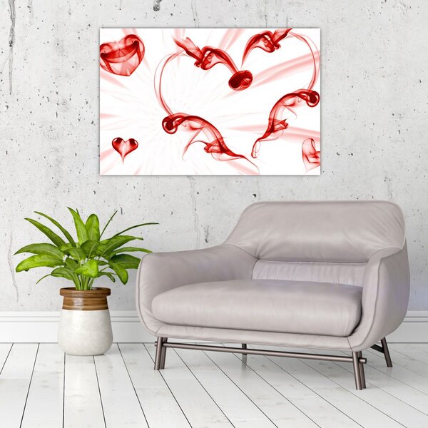 Slika srce od dima (90x60 cm)