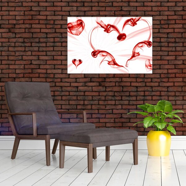 Slika srce od dima (90x60 cm)