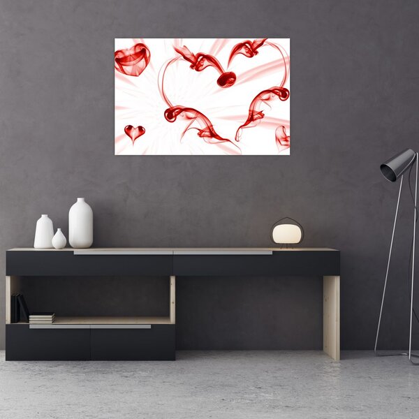 Slika srce od dima (90x60 cm)