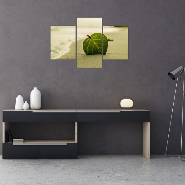 Slika lista u pijesku (90x60 cm)