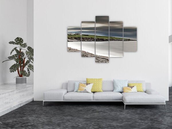 Slika jezera u polumraku (150x105 cm)