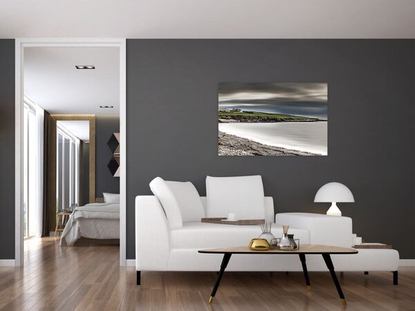 Slika jezera u polumraku (90x60 cm)