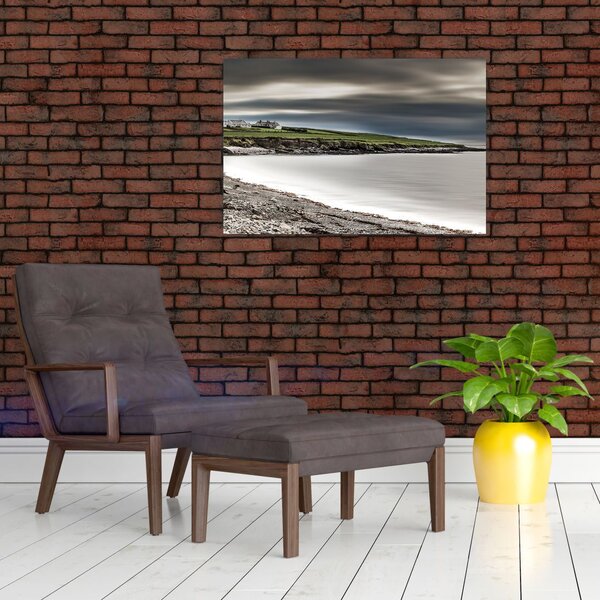 Slika jezera u polumraku (90x60 cm)