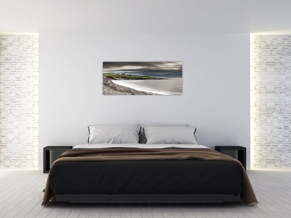 Slika jezera u polumraku (120x50 cm)