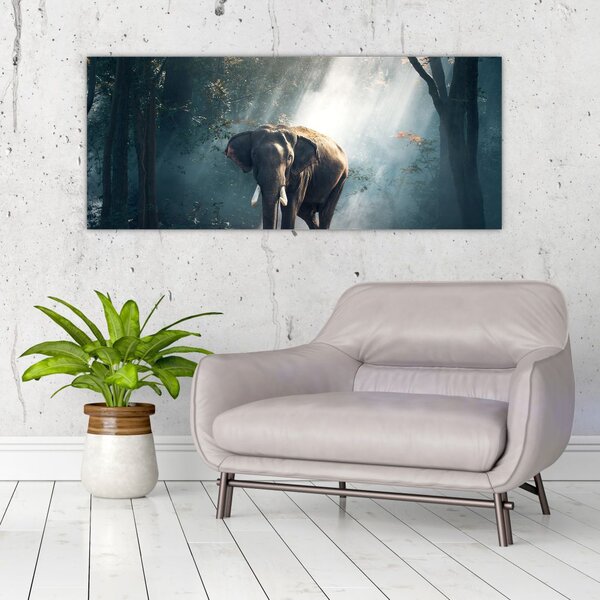 Slika slona u džungli (120x50 cm)