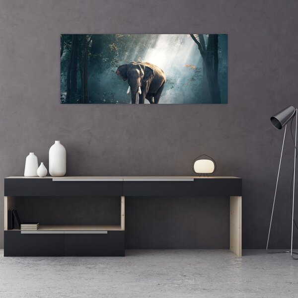Slika slona u džungli (120x50 cm)