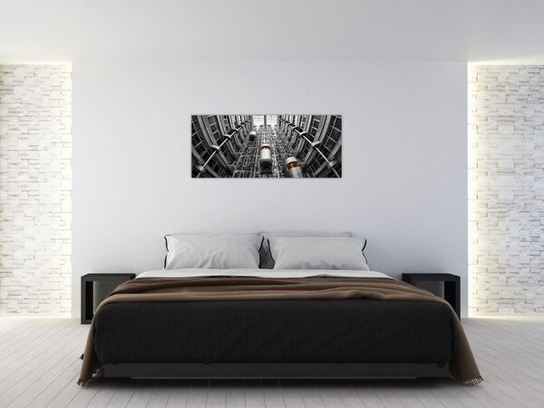 Slika dizala u zgradi (120x50 cm)