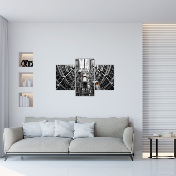 Slika dizala u zgradi (90x60 cm)