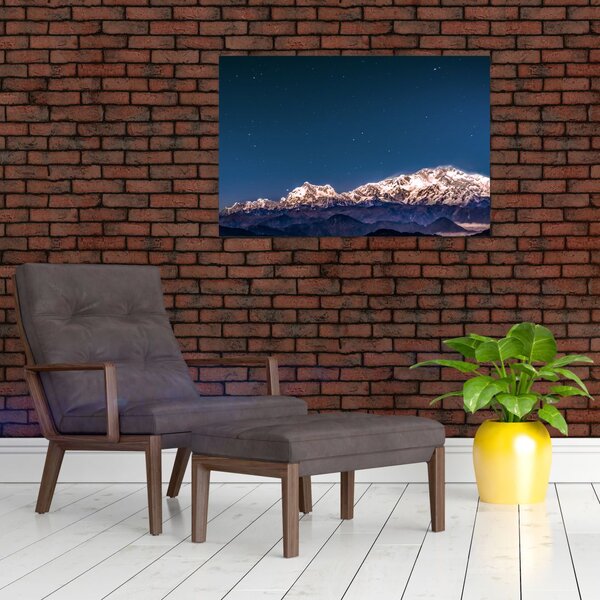 Slika planina i noćnog neba (90x60 cm)