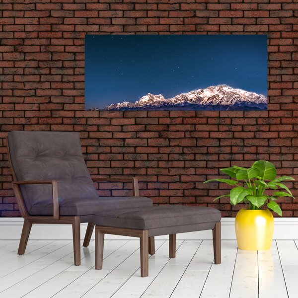 Slika planina i noćnog neba (120x50 cm)