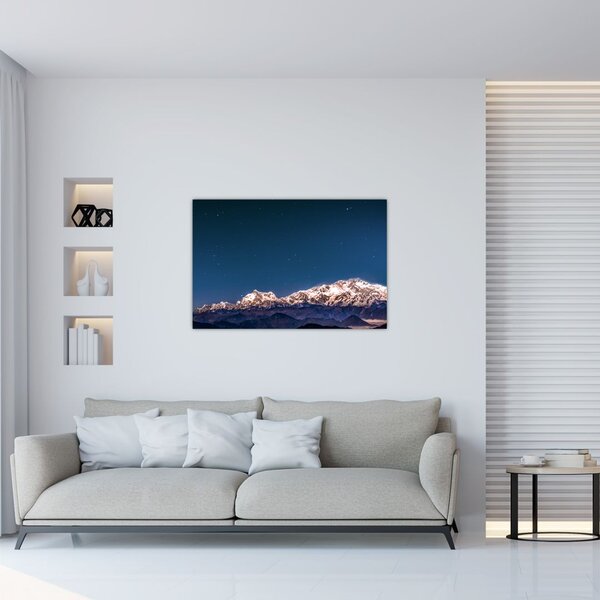 Slika planina i noćnog neba (90x60 cm)