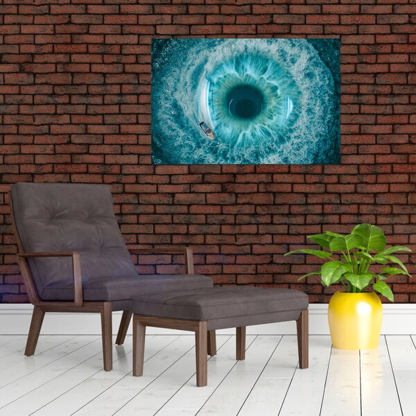 Slika mora s brodom (90x60 cm)