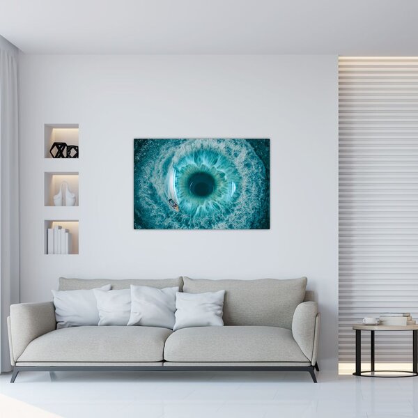 Slika mora s brodom (90x60 cm)