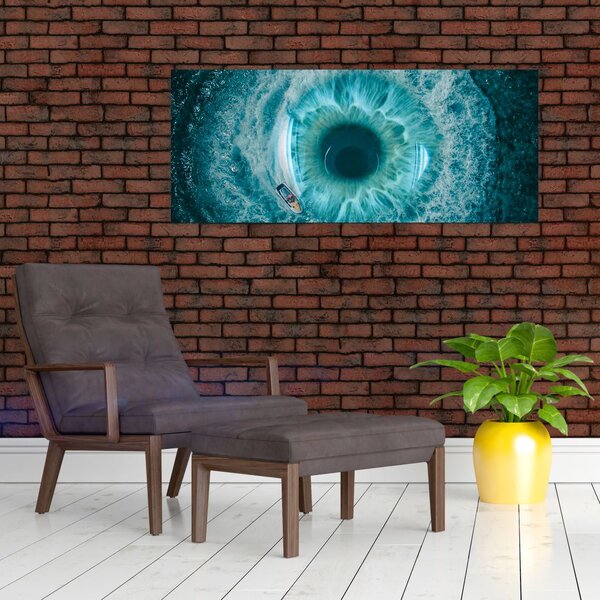 Slika mora s brodom (120x50 cm)