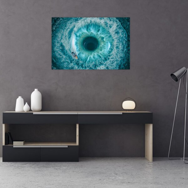 Slika mora s brodom (90x60 cm)