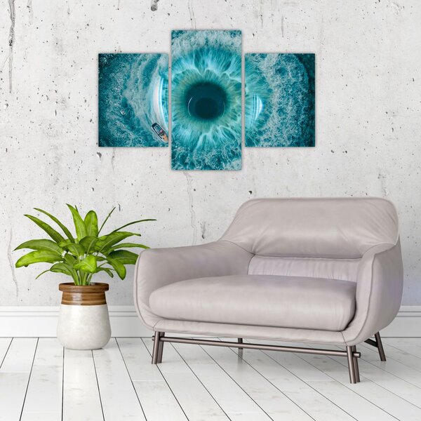 Slika mora s brodom (90x60 cm)